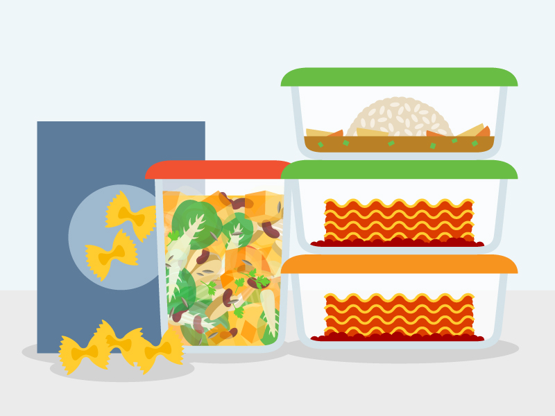 freezer meal clipart